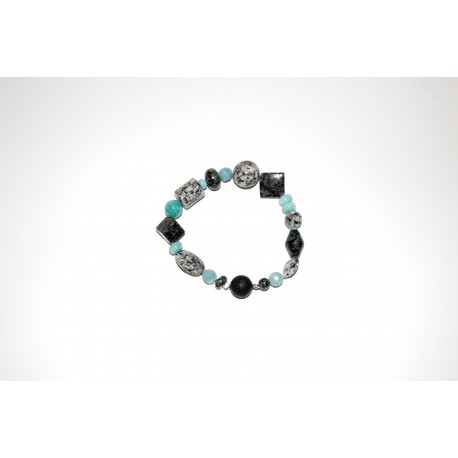 Granitarmband mit Amazonit