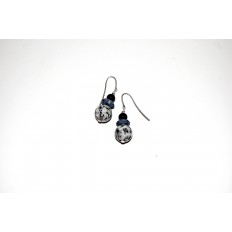 Granitpendel mit Dumortierit und Onyx