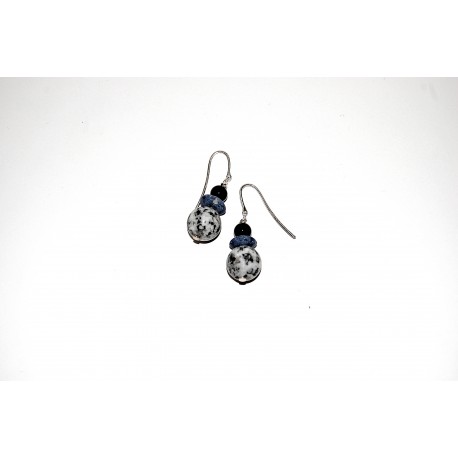 Granitpendel mit Dumortierit und Onyx
