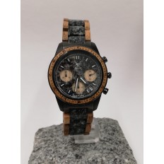 Granit Holzuhr Chronograph