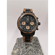 Granit Holzuhr Chronograph