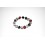 Granitwürfelarmband matt mit Schaumkoralle