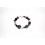 Granitarmband mit Amethyst und weißer Jade