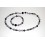 Granitkette mit Armband Set mit Ametyst