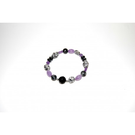 Granitkette mit Amethyst