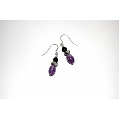 Granitpendel mit Amethyst