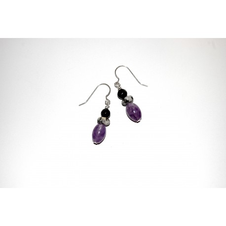 Granitpendel mit Amethyst