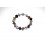 Granitwürfelarmband matt 8mm 