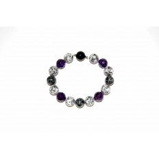 Granitarmband mit Amethyst 12mm
