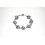 Granitarmband Würfel mit Bergkristall und Amethyst