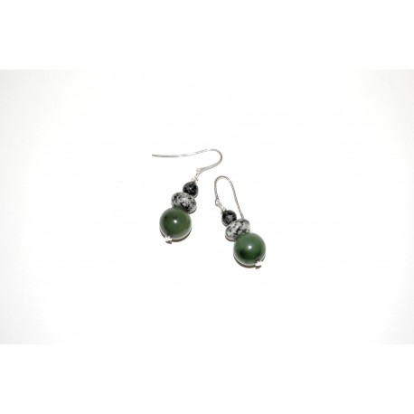 Granitpendel mit Jade
